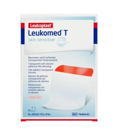 Leukoplast Leukomed T Skin Sensitive 8 x 10 cm – 5 stk