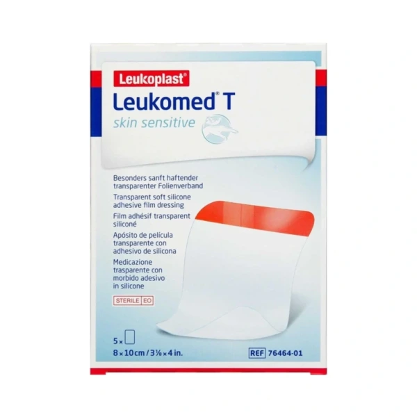 Leukoplast Leukomed T Skin Sensitive 8 x 10 cm – 5 stk