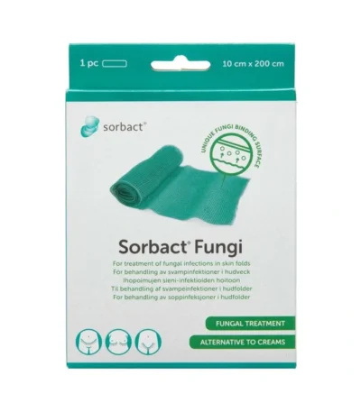 Sorbact Fungi Bandage Steril 10×200 cm – 1 stk