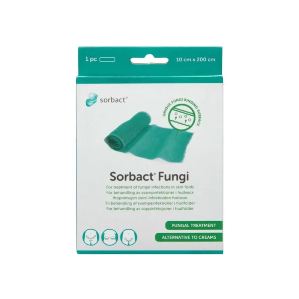 Sorbact Fungi Bandage Steril 10×200 cm – 1 stk