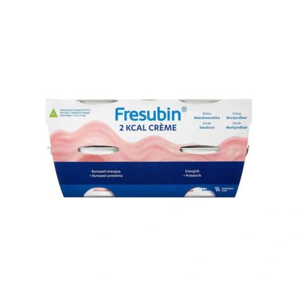 Fresubin 2 kcal Creme Skovjordbær – 4 x 125 g