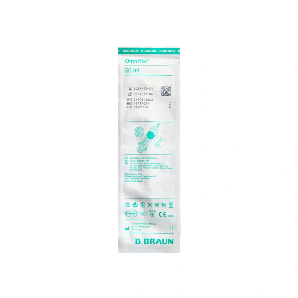 Omnifix Sprøjte Omnifix med Kateterspids 50 ml – 100 stk