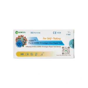 Ezer Flu & Covid-19 Antigen Duo Hjemmetest – 1 stk