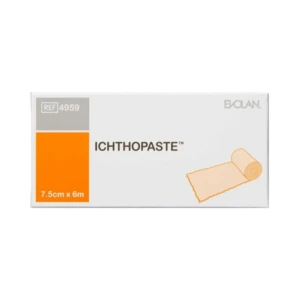 Ichthopaste Zinklimbandage 7,5 cm x 6 m - 1 stk