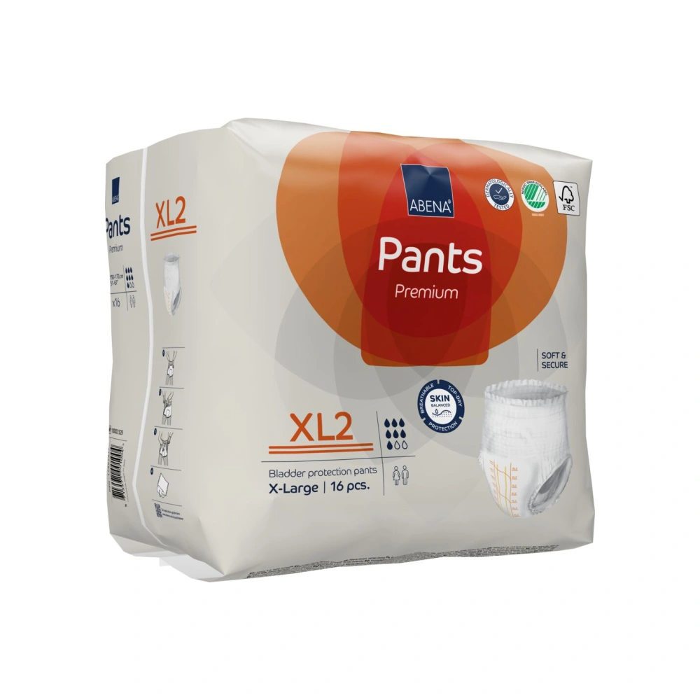 Abena Pants XL2 Premium Orange - 16 stk