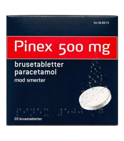 Pinex brusetabletter 500 mg - 20 stk