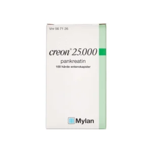 Bgp products Creon 25.000 Lipase 25.000 EP – 100 stk Enterokapsler, hårde