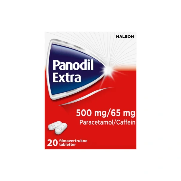 Panodil Extra 500+65 mg - 20 tabletter