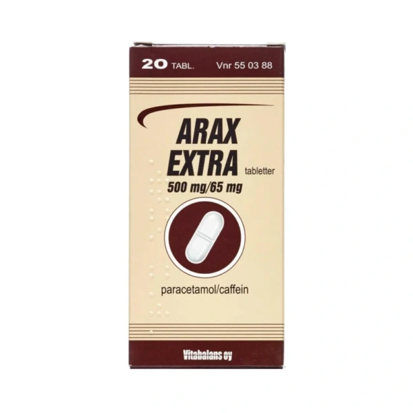 Vitabalans Arax Extra 500 mg+65 mg - 20 tabletter