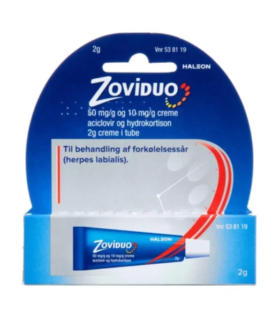 Zoviduo Creme 50 mg/g+10 mg/g - 2 g