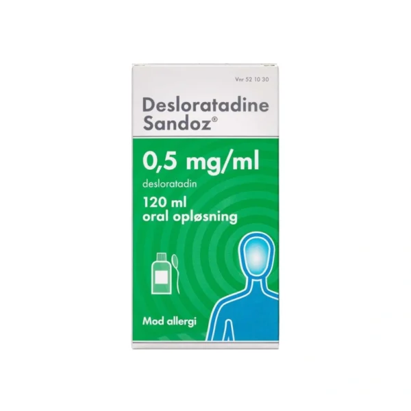 Sandoz Desloratadine Oral opløsning 0,5 mg/ml - 120 ml