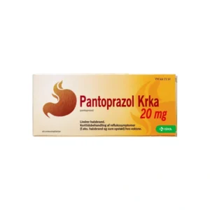 Pantoprazol KRKA 20 mg - 28 stk