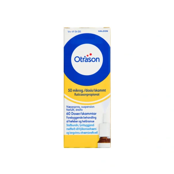 Otrason Næsespray 50 mikrogram/dosis - 60 doser