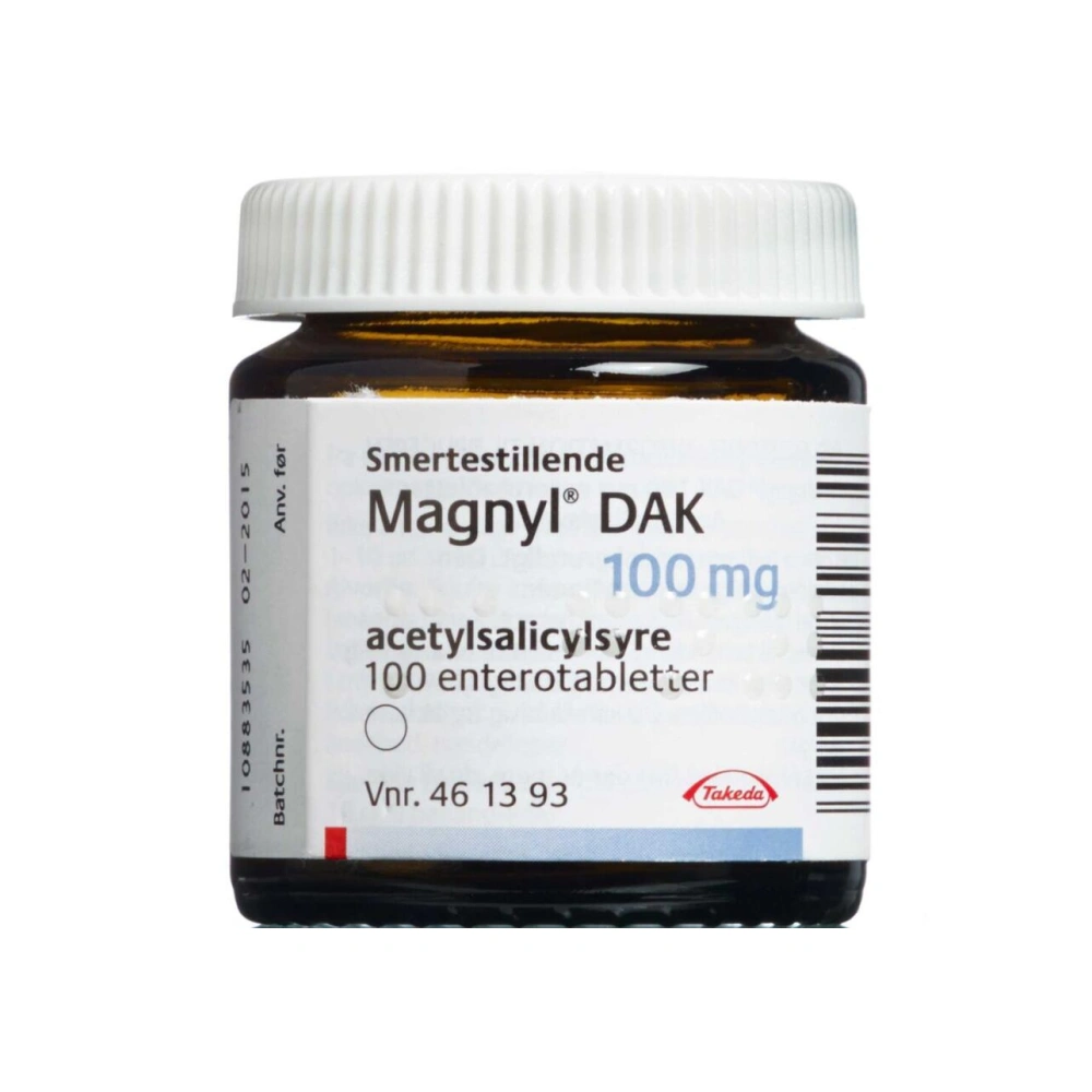 Magnyl DAK enterotabletter 100 mg - 100 stk