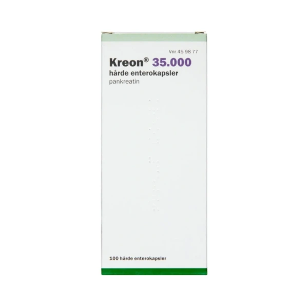 Paranova danmark Kreon Lipase 35.000 EP-e - 100 stk