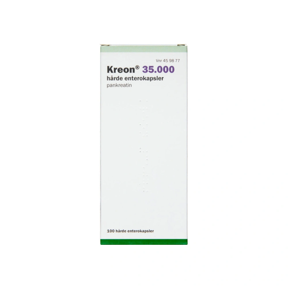 Paranova danmark Kreon Lipase 35.000 EP-e - 100 stk