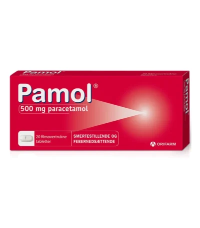 Pamol 500 mg - 20 tabletter