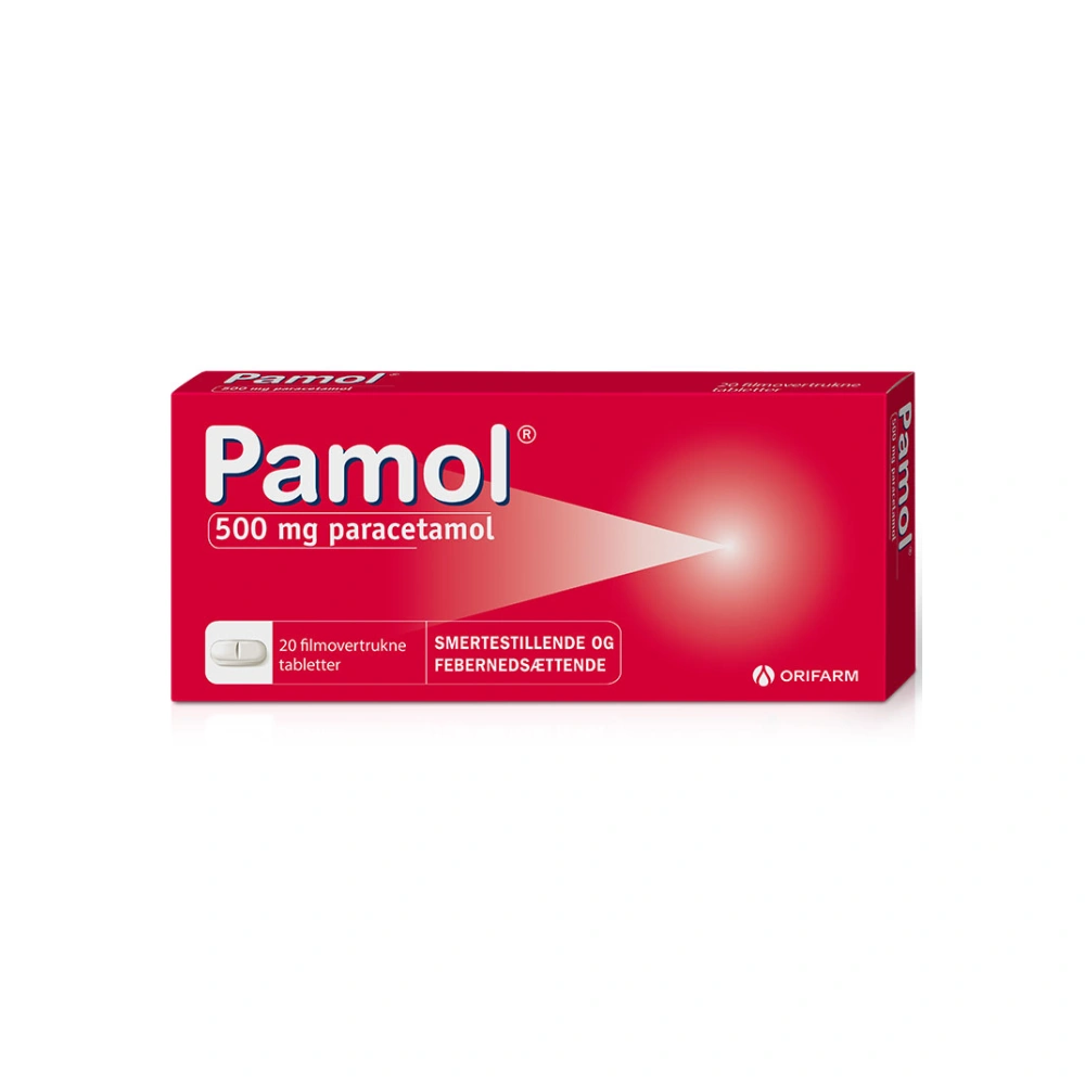 Pamol 500 mg - 20 tabletter