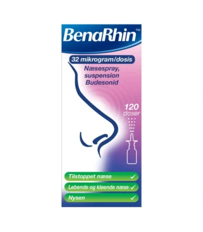 Benarhin Næsespray 32 mikrogram/dosis - 120 doser