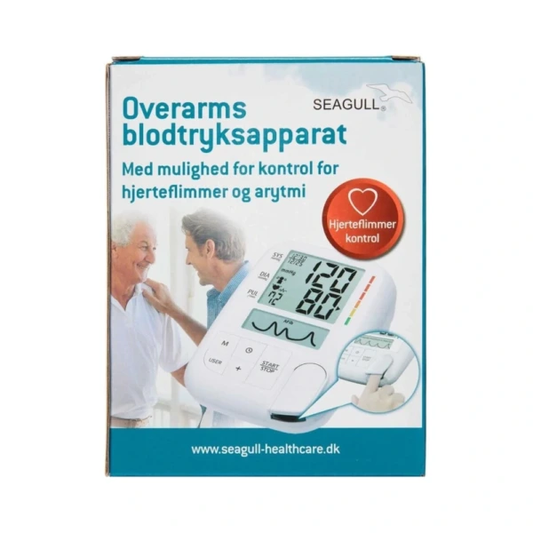 Seagull Overarmsblodtryksapparat med hjerteflimmer kontrol – 1 stk