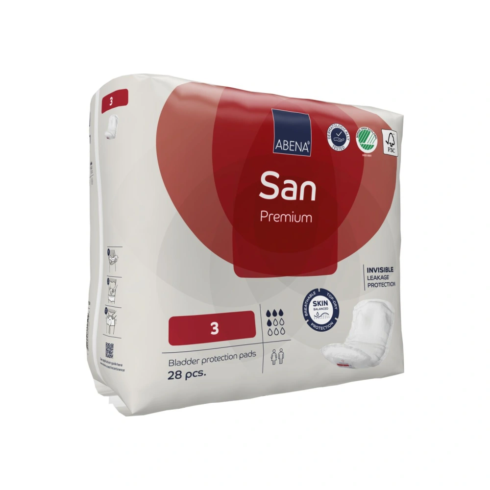 Abena San 3 Premium Rød - 28 stk