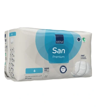 Abena San 6 Premium Lyseblå – 34 stk