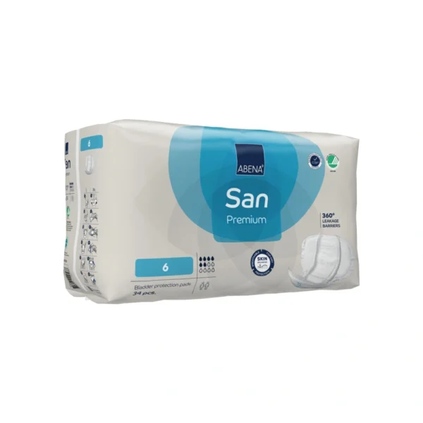 Abena San 6 Premium Lyseblå – 34 stk