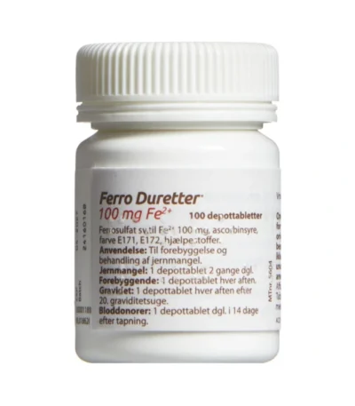 Ferro Duretter 100 mg - 100 stk