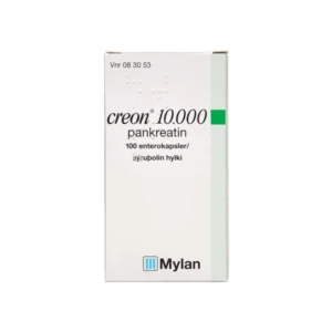 Bgp products Creon 10.000 Lipase 10.000 EP – 100 stk Enterokapsler, hårde