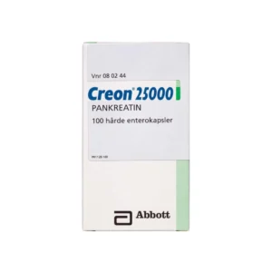 Orifarm Creon 25.000 Lipase 25.000 EP – 100 stk Enterokapsler, hårde