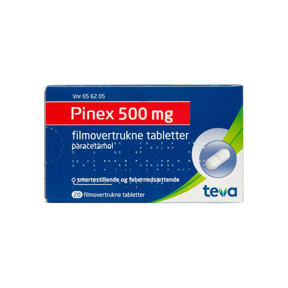 Pinex tabletter 500 mg - 20 stk