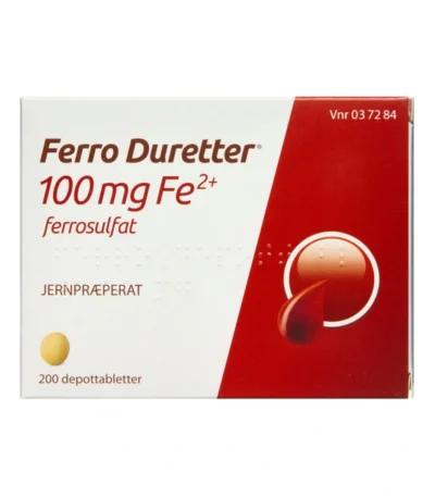 Ferro Duretter 100 mg - 200 stk