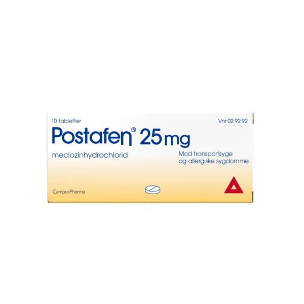Postafen 25 mg - 10 tabletter