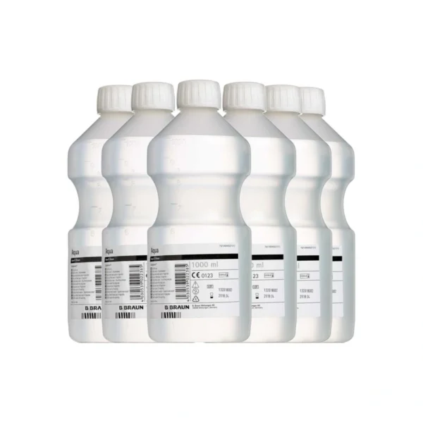 Sterilt Vand Skyllevæske 1000 ml - 6 stk