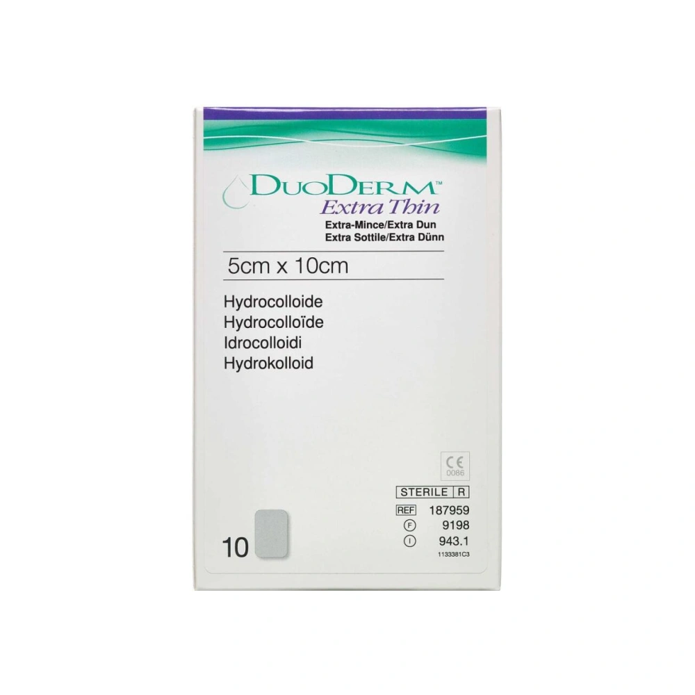 Duoderm Extra Tynd 5 x 10 cm - 10 stk