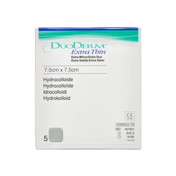 Duoderm Extra Tynd 7,5 x 7,5 cm – 5 stk