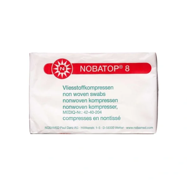 Mediq Danmark NOBATOP 8 Kompres usteril 7,5 x 7,5 cm – 100 stk
