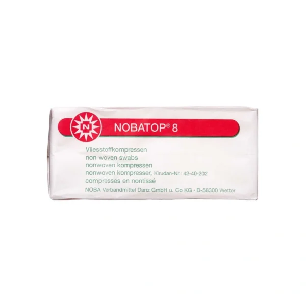 Mediq Danmark NOBATOP 8 Kompres usteril 5 x 5 cm – 100 stk