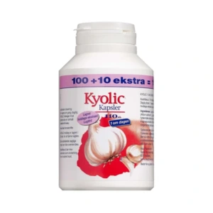 Kyolic 1 om dagen kapsler – 100 + 10 stk