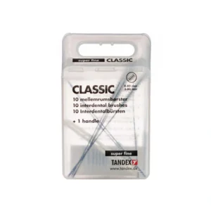 Tandex Classic Mellemrumsbørste Sort – 10 stk