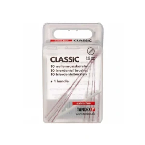 Tandex Classic Mellemrumsbørste Rød – 10 stk