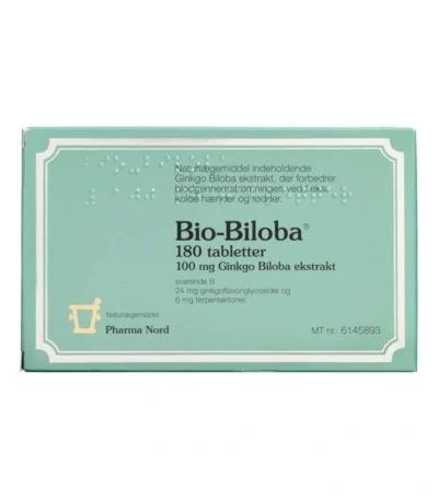 Pharma Nord Bio-Biloba 100 mg Tabletter – 150 stk