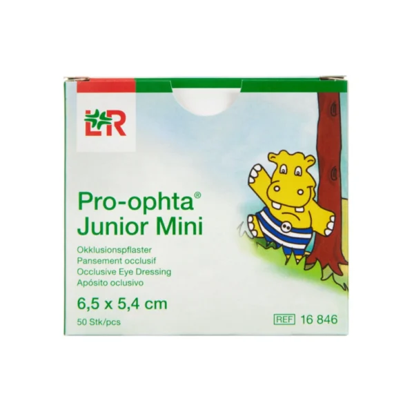 Pro-optha Junior Mini Skeleplaster 6,5 x 5,4 cm - 50 stk
