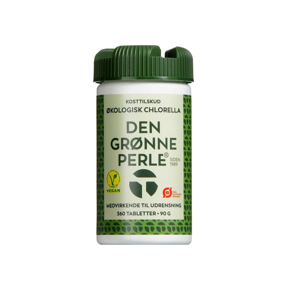 Den Grønne Perle Chlorella 360 stk - Den Grønne Perle