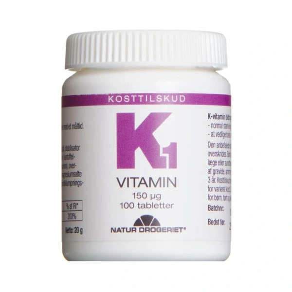 Natur Drogeriet K1-Vitamin 150 µg - 100 stk