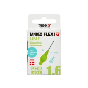Tandex Flexi Mellemrumsbørste Lime – 6 stk