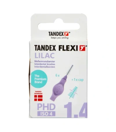 Tandex Flexi Mellemrumsbørste Lilac – 6 stk