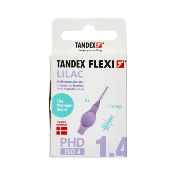 Tandex Flexi Mellemrumsbørste Lilac – 6 stk