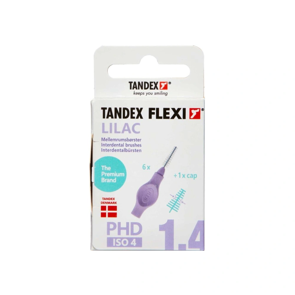 Tandex Flexi Mellemrumsbørste Lilac - 6 stk