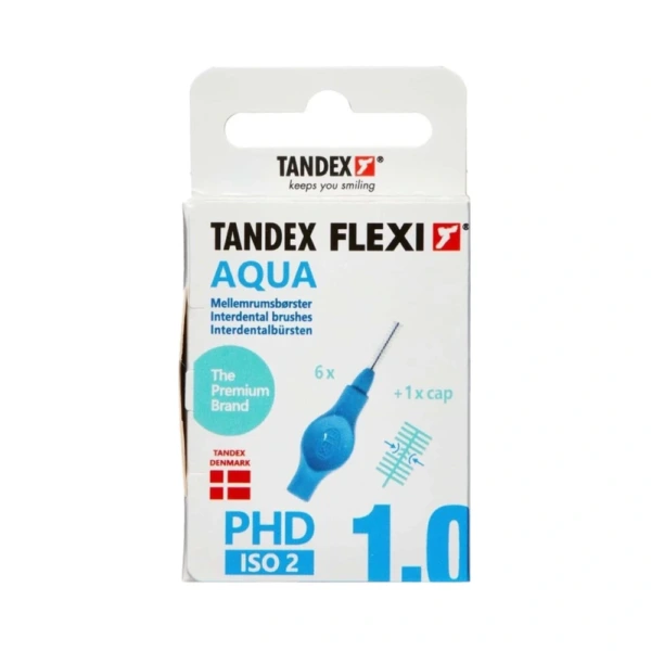 Tandex Flexi Mellemrumsbørste Aqua – 6 stk